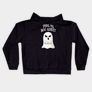 This Is Boo Sheet - Halloween Boo Boo Sheet Ghost Costume Kids Hoodie